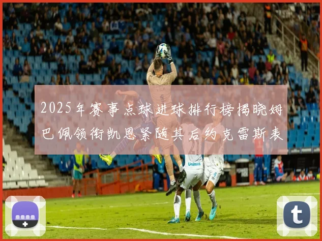 2025年赛事点球进球排行榜揭晓姆巴佩领衔凯恩紧随其后约克雷斯表现不俗
