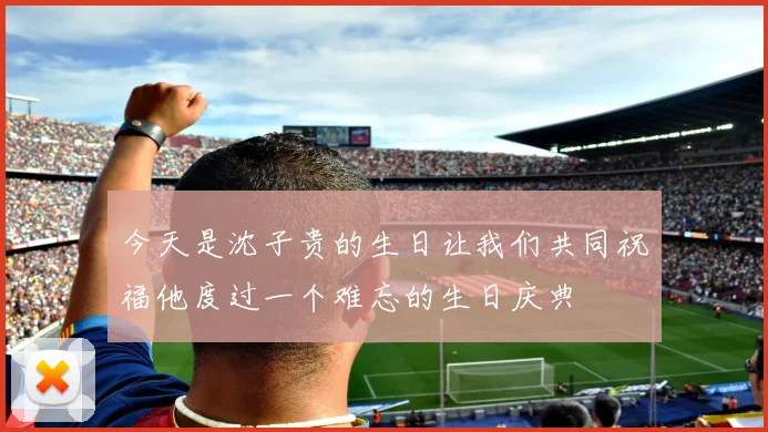今天是沈子贵的生日让我们共同祝福他度过一个难忘的生日庆典