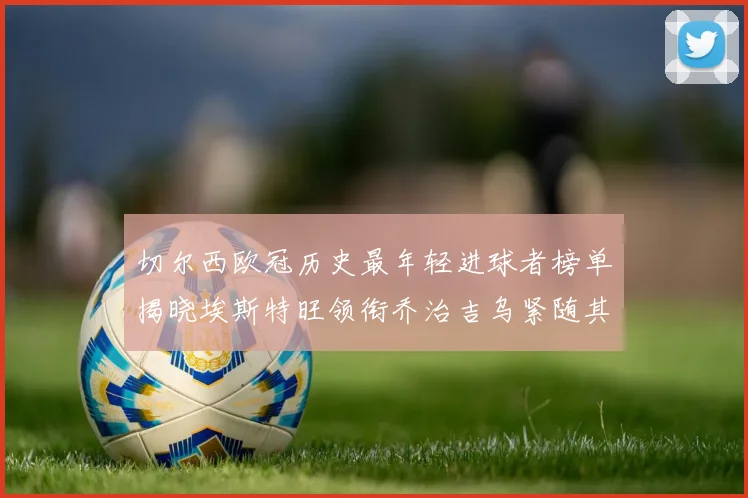 切尔西欧冠历史最年轻进球者榜单揭晓埃斯特旺领衔乔治吉乌紧随其后